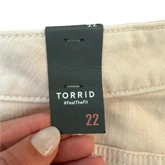 Torrid Womens 5 Inch Vintage Stretch High-rise Shorts Denim Plus Size 22 Pink - Picture 10 of 13